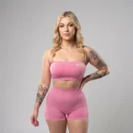 PR-Slayer | Hyper Pink Strapless Sports Bra