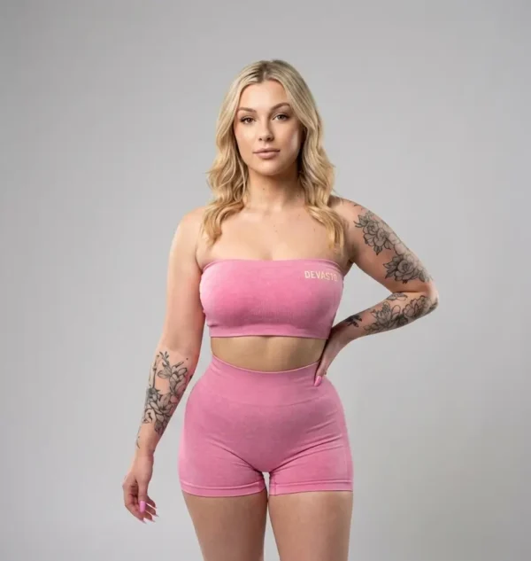 PR-Slayer | Hyper Pink Strapless Sports Bra